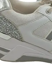 Vorschaubild 4 von Damen Sneaker low Weiß Gr. 39 Modisch Glitzer