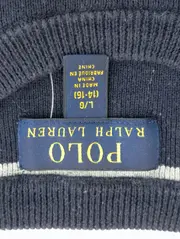 Vorschaubild 3 von Herren Pullover Gr. L 50 Gestreift Blau Baumwolle Casual