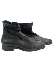 Vorschaubild 1 von Herren Stiefel Gr. 45 Schwarz Casual Leder Reißverschluss
