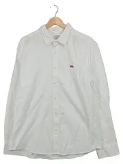 Vorschaubild 1 von Battery Shirt Hemd Herren Gr. L Weiß Slim Fit Baumwolle