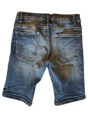 Vorschaubild 3 von Jeans Shorts Kinder Gr. 104 Blau Slim Fit Denim Bermuda
