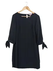 Vorschaubild 1 von Etuikleid Damen Gr. 36/S Schwarz Elegant Business Freizeit