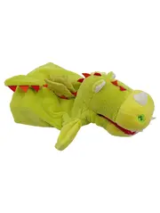 Vorschaubild 2 von Handpuppe Drache grün Plüsch Kaspertheater Kinder Spielzeug