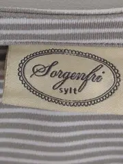 Vorschaubild 4 von Damen Langarmshirt Gr. 38/M Grau Gestreift Casual Baumwolle