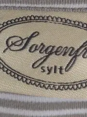 Vorschaubild 5 von Damen Langarmshirt Gr. 38/M Grau Gestreift Casual Baumwolle