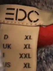 Vorschaubild 6 von EDC Damen Pullover Strickpullover Blau Gr. 42/XL Casual Rollkragen