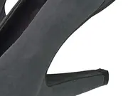 Vorschaubild 3 von Damen Pumps Grau Gr. 39 Elegant Plateau Blockabsatz