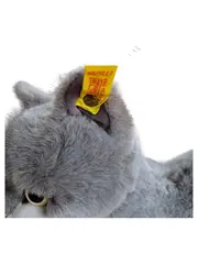 Vorschaubild 3 von Katze Britisch Kurzhaar 2736/25 grau Stofftier Kuscheltier