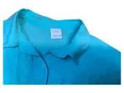 Vorschaubild 2 von Mädchen Hemdbluse Kurzarm Türkis Gr. 164 Casual