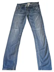 Vorschaubild 2 von Herren Jeans Bootcut Blau Gr. W31 L33 Casual Baumwolle