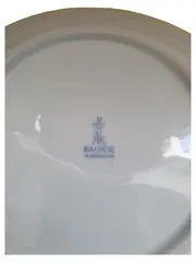 Vorschaubild 4 von KAISER Unterteller Porzellan Weiß Klassisch Blumenmuster Goldrand 20cm