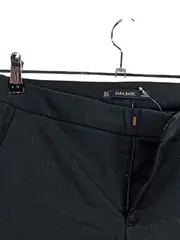 Vorschaubild 2 von Damen Stoffhose Elegant Schwarz Spitze Gr. S/36 Büro