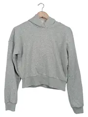 Vorschaubild 1 von Damen Kapuzenpullover Grau Gr. 32/XXS Hoodie Casual