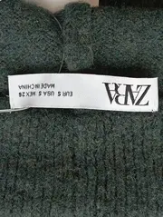 Vorschaubild 3 von Damen Stoffhose Gr. S (36) Grün Strickhose Casual Komfortabel