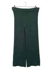 Vorschaubild 2 von Damen Stoffhose Gr. S (36) Grün Strickhose Casual Komfortabel