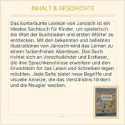 Vorschaubild 3 von Janosch Das kunterbunte Lexikon Buchstaben & Wörter lernen Kinderbuch