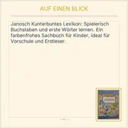 Vorschaubild 2 von Janosch Das kunterbunte Lexikon Buchstaben & Wörter lernen Kinderbuch