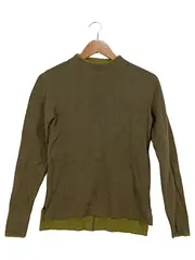 Vorschaubild 1 von Damen Pullover Basic Oliv Gr. 32/XXS