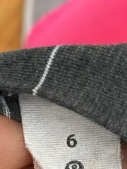 Vorschaubild 6 von Damen T-Shirt Kurzarm Gestreift Schleife Grau 34;XS