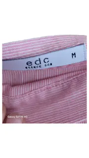 Vorschaubild 3 von EDC Damen Bluse Schulterfrei Rosa Gr. 38/M Casual Viskose