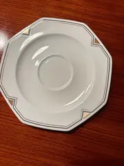Vorschaubild 2 von Valentino Unterteller Porzellan Weiß 19 cm Elegant