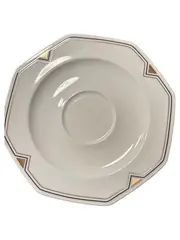 Vorschaubild 1 von Valentino Unterteller Porzellan Weiß 19 cm Elegant
