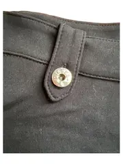 Vorschaubild 2 von Damen Bleistiftrock Schwarz Gr. 34/XS Zierknöpfe Stretch