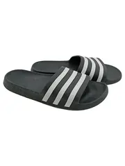 Vorschaubild 2 von Adilette Badeschuhe Herren Gr. 44 Schwarz Streifen Sportlich Freizeit