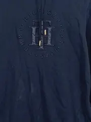 Vorschaubild 2 von Damen Kapuzenkleid Gr. M Blau Logo Freizeitkleid