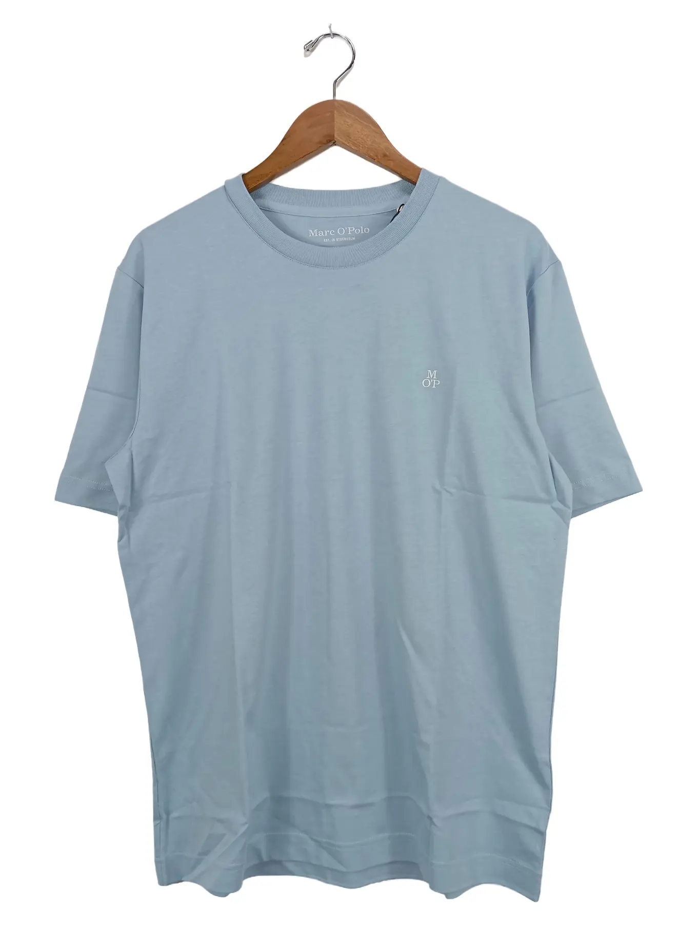 MARC O'POLO Herren T-Shirt Regular Fit Blau Gr. L Casual