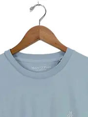 Vorschaubild 2 von Herren T-Shirt Regular Fit Blau Gr. L Casual