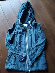 Vorschaubild 4 von BENCH. Leichte Jacke Damen XS Blau Kapuze Freizeit