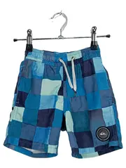 Vorschaubild 1 von Badeshorts Kinder Gr. 98 Blau Kariert Boardshorts