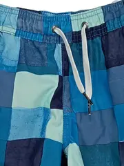 Vorschaubild 5 von Badeshorts Kinder Gr. 98 Blau Kariert Boardshorts