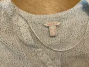 Vorschaubild 3 von Damen Bluse Punkte Viskose Gr. 34;XS Casual Weiß Langarm