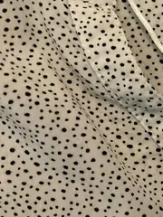 Vorschaubild 2 von Damen Bluse Punkte Viskose Gr. 34;XS Casual Weiß Langarm