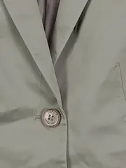 Vorschaubild 3 von Damen Business Blazer Beige Gr. 34/XS Baumwolle Langarm Sakko