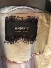 Vorschaubild 5 von Damen Business Blazer Beige Gr. 34/XS Baumwolle Langarm Sakko