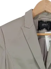 Vorschaubild 2 von Damen Business Blazer Beige Gr. 34/XS Baumwolle Langarm Sakko