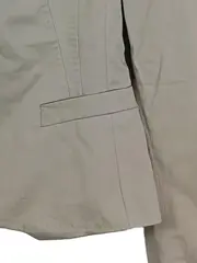 Vorschaubild 4 von Damen Business Blazer Beige Gr. 34/XS Baumwolle Langarm Sakko