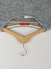 Vorschaubild 4 von Damen Strickpullover Gr. M Blau Meliert Baumwolle