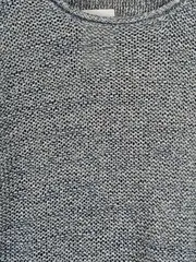 Vorschaubild 3 von Damen Strickpullover Gr. M Blau Meliert Baumwolle