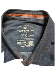 Vorschaubild 2 von Herren Freizeithemd Langarm XXL Blau Allover-Print Regular