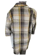 Vorschaubild 2 von Selection Hemdbluse Damen Gr. 46 Kariert Mehrfarbig