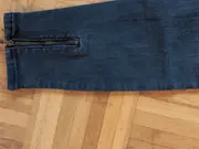 Vorschaubild 4 von Damen Jeans Slim Fit Hose Blau Gr. 36 Reißverschluss-Details