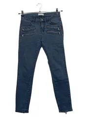 Vorschaubild 1 von Damen Jeans Slim Fit Hose Blau Gr. 36 Reißverschluss-Details