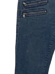 Vorschaubild 2 von Damen Jeans Slim Fit Hose Blau Gr. 36 Reißverschluss-Details