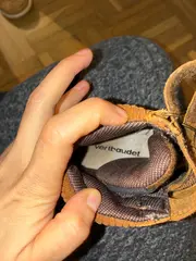 Vorschaubild 6 von Kinder High-Top Sneaker Stiefel Gr. 25 Braun Klettverschluss