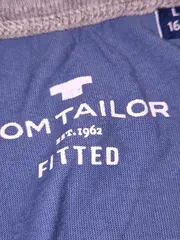 Vorschaubild 5 von Kinder Tanktop Gr. 164 Blau Logo Print Freizeit Baumwolle