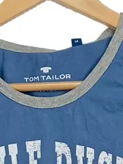 Vorschaubild 3 von Kinder Tanktop Gr. 164 Blau Logo Print Freizeit Baumwolle